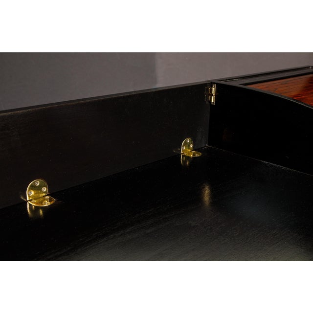 Rosewood and Mahogany Receptionist Desk by Edward Wormley for Dunbar, circa 1960 For Sale - Image 9 of 12