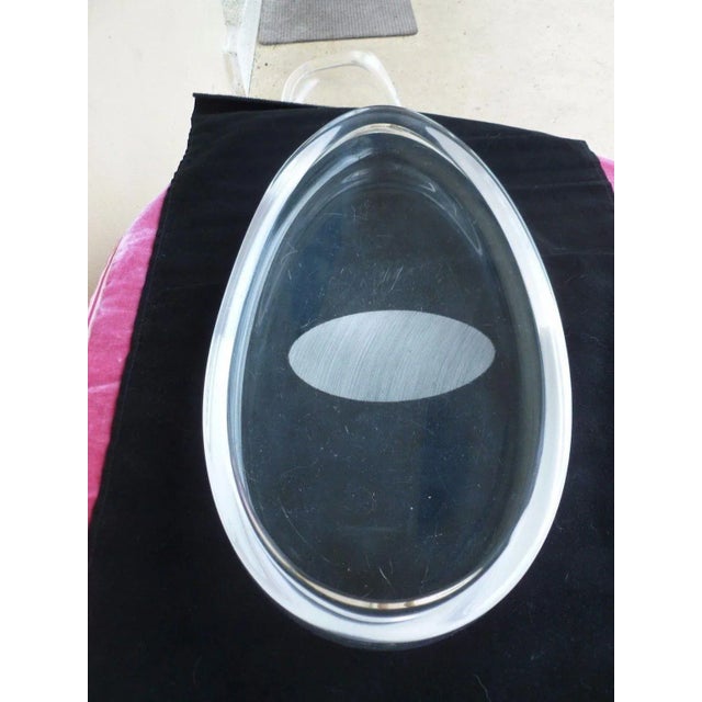 1970's Ritts Astrolite Biomorphic Elliptical Lucite Bowls - a Pair For Sale In Miami - Image 6 of 7