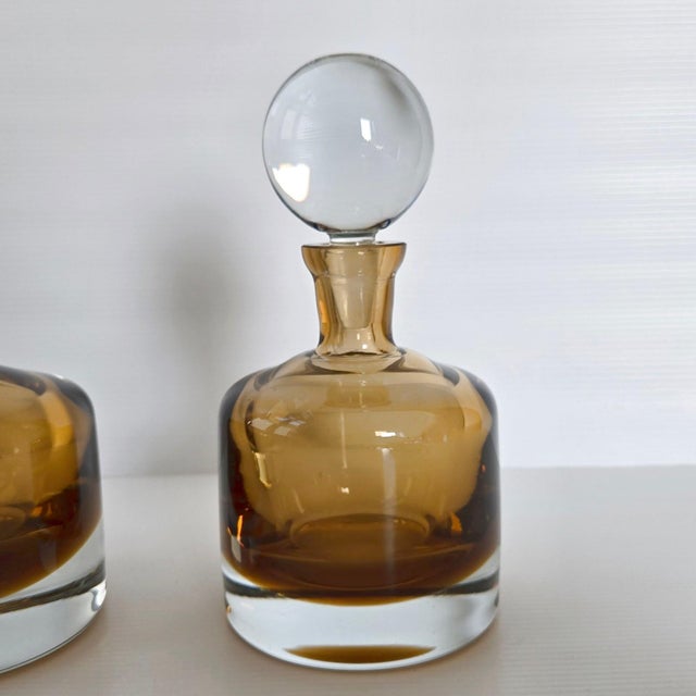 Vintage Perfume Set with Spray Bottle in Murano Glass, 1970s, Set of 3 For Sale - Image 7 of 13