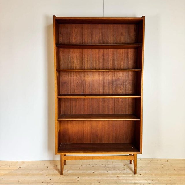 Mid-Century Modern Danish Teak Bookcase by Johannes Sorth, 1960s For Sale - Image 6 of 6