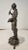 Elegant 19th Century Neoclassical Spelter Statue of Woman With Grapes, Bronze Patina, 18" Tall For Sale - Image 4 of 8