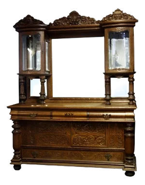 Monumental Renaissance Revival Oak Sideboard Attr. To r.j. Horner, u.s.a. c.1880
