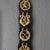 English Equestrian Five Horse Brass Leather Bridle Strap For Sale - Image 6 of 9
