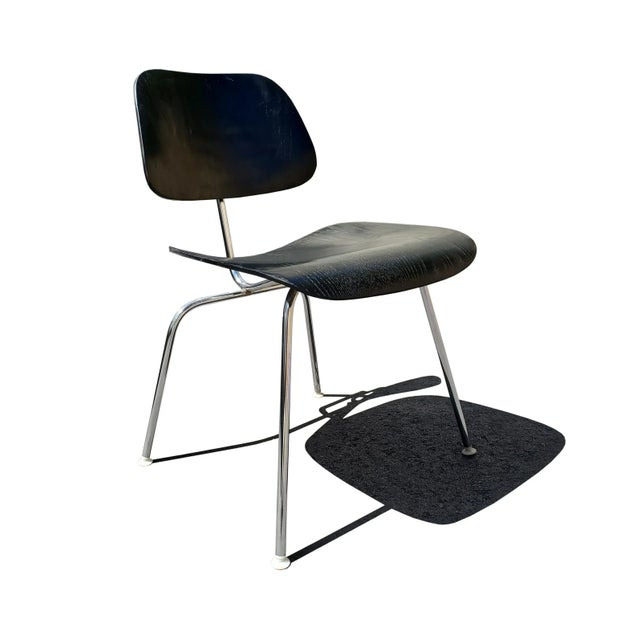 Eames DCM chair for Herman Miller Plywood and chromed legs Circa 1980 Price is for each chair. A pair is available....
