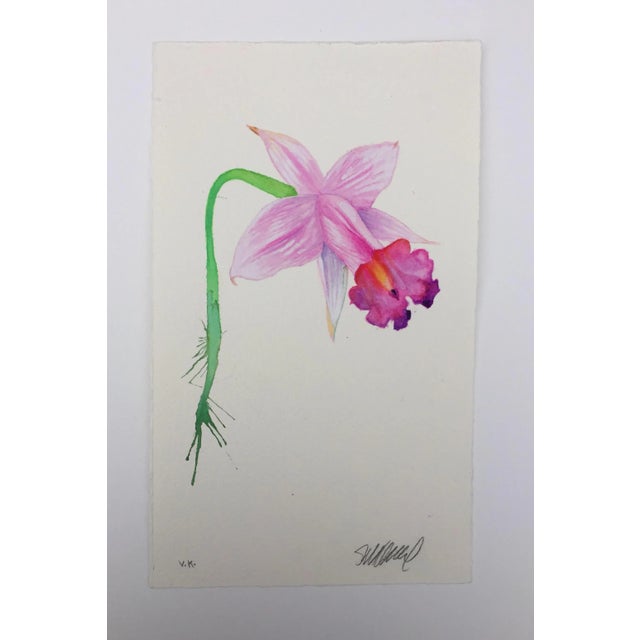 Original watercolor by artist Steve Klinkel. The painting measures 6" x 10" and is painted on arches rough watercolor...