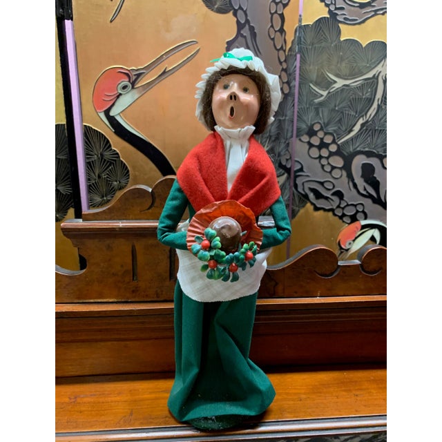 Textile 1985 Vintage Byers Choice Christmas Caroler For Sale - Image 7 of 7