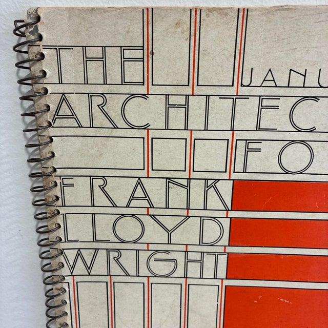 Modern Vintage January 1938 Architectural Forum Featuring Frank Lloyd Wright For Sale - Image 3 of 12