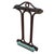 Victorian 1910s Edwardian Era English Bentwood & Iron Pool Billiards Cue Holder by Egberts For Sale - Image 3 of 6