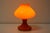 Orange Orange Glass Table Lamp attributed to Valasske Mezirici, 1970s For Sale - Image 8 of 10