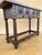 1940s 20th Century Catalan Spanish Carved Wood Console Table For Sale - Image 5 of 14