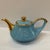 Vintage Tea Set Blue Turquoise and Gold 22k - Set of 3 For Sale - Image 10 of 10