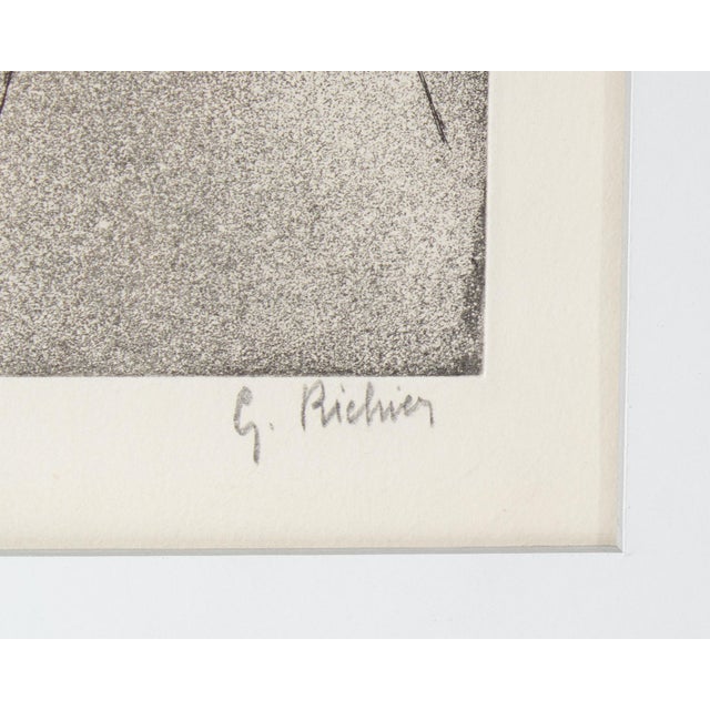 “Femme Au Visage” Abstract Etching by Germaine Richier For Sale - Image 4 of 8