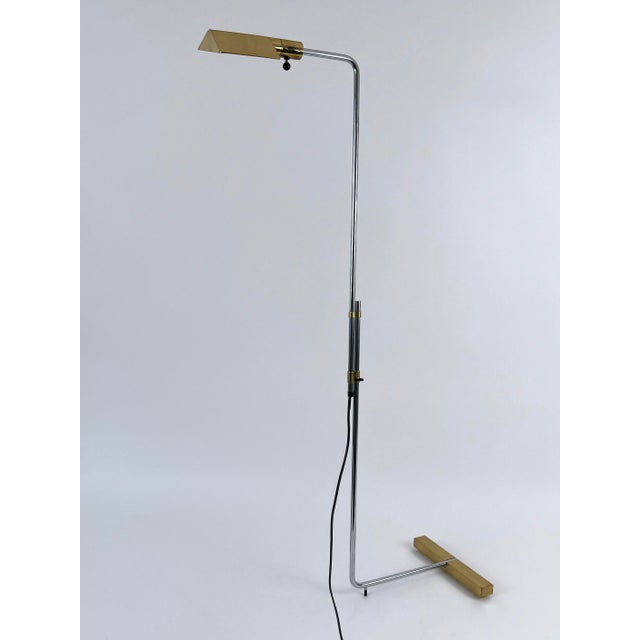 Mid-Century Modern Floor Lamp Backslider by Cedric Hartman for Jack Lenor Larsen, Switzerland, 1960s For Sale - Image 3 of 18