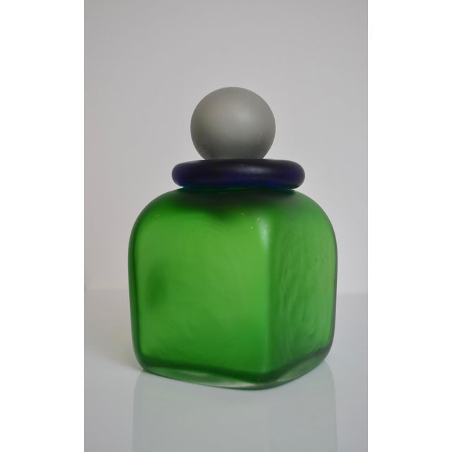 Vintage Murano Glass Bottles, Set of 2 For Sale - Image 7 of 12