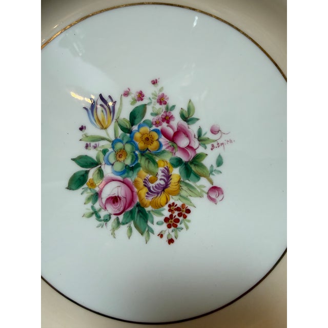 Mintons Art Pottery Studio Late 20th Century Mintons Stamped English Pottery Charger Plates, Set of Twelve For Sale - Image 4 of 12