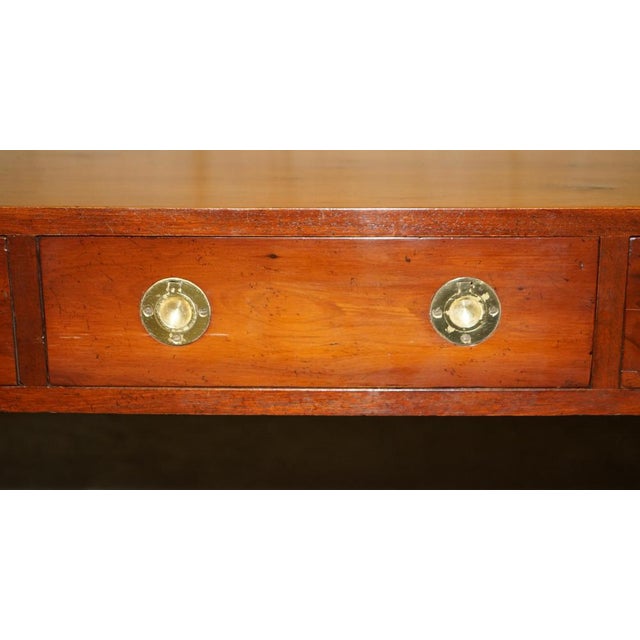 Brown Burr Yew and Elm Military Campaign Coffee Table For Sale - Image 8 of 18