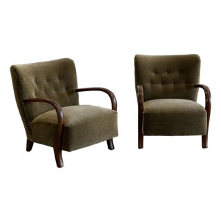 Made to Order: Jacques Lounge Chairs - Pair For Sale
