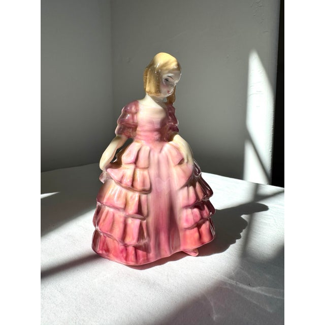 Ceramic Antique Royal Doulton Figurine ~ “Rose” ~ Hn 1368 For Sale - Image 7 of 12
