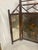 Late 19th Century Antique Victorian Aesthetic Movement Bamboo Folding Fire Screen | Hand-Painted For Sale - Image 5 of 9