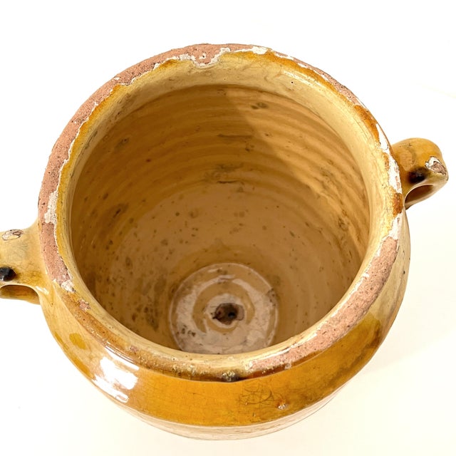 Antique French Earthenware Confit Jar With Honey Glaze For Sale - Image 13 of 14