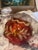 Shabby Chic 1960s Pair Large Christmas Ornaments Balls With Indentations For Sale - Image 3 of 6
