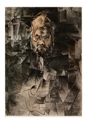 1954 After Pablo Picasso "Portrait of A. Vollard", First Edition Period Offset Lithograph