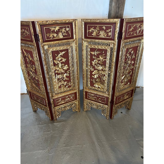 beautiful vintage oriental screen dividers with unique design