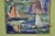 Mid 20th Century Vintage Mid Centuy Modern Enameled Copper Clipper Ship Art Painting by M. Rosen For Sale - Image 5 of 12