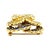 1990s 1990s Jean Vitau 18k Yellow Gold Sapphire and Diamond Pansy Brooch For Sale - Image 5 of 9