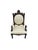 19th Century American Victorian Walnut Bedroom Chair Attributed to John Jeliff For Sale In Philadelphia - Image 6 of 7