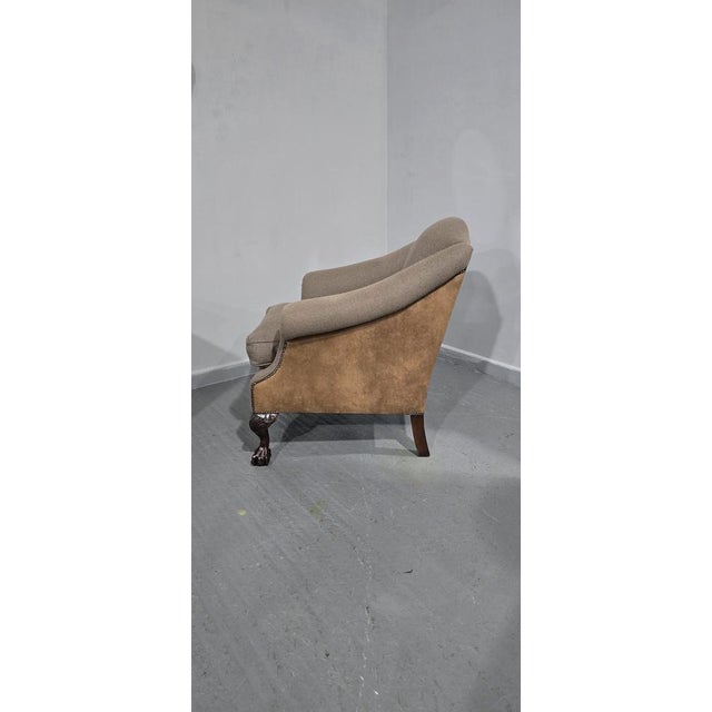 Antique Mahogany Armchair, 1910s For Sale - Image 6 of 12