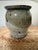 Vintage Art Christensen Signed Studio Art Pottery Utensil Crock - Earthy Celadon & Iron Brushwork For Sale In Dallas - Image 6 of 10