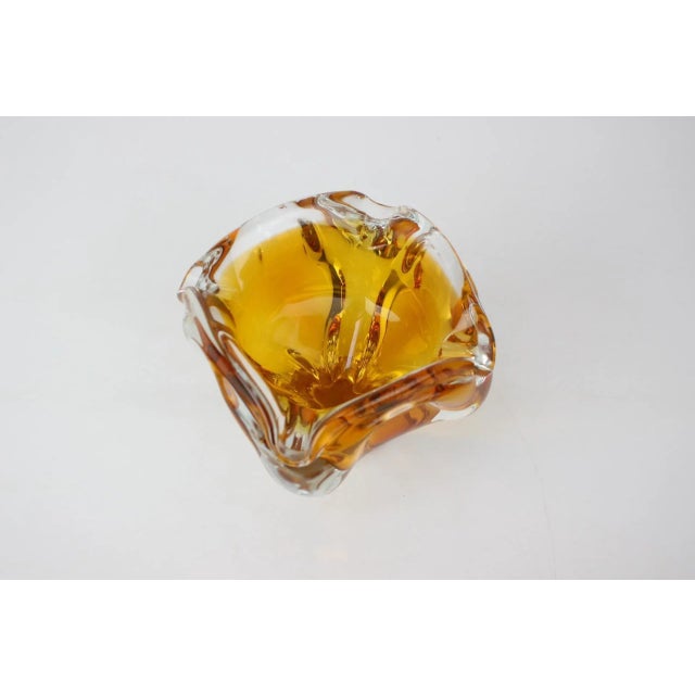 Art Glass Bowl by Josef Hospodka for Chribska Glassworks, 1960s For Sale - Image 4 of 8