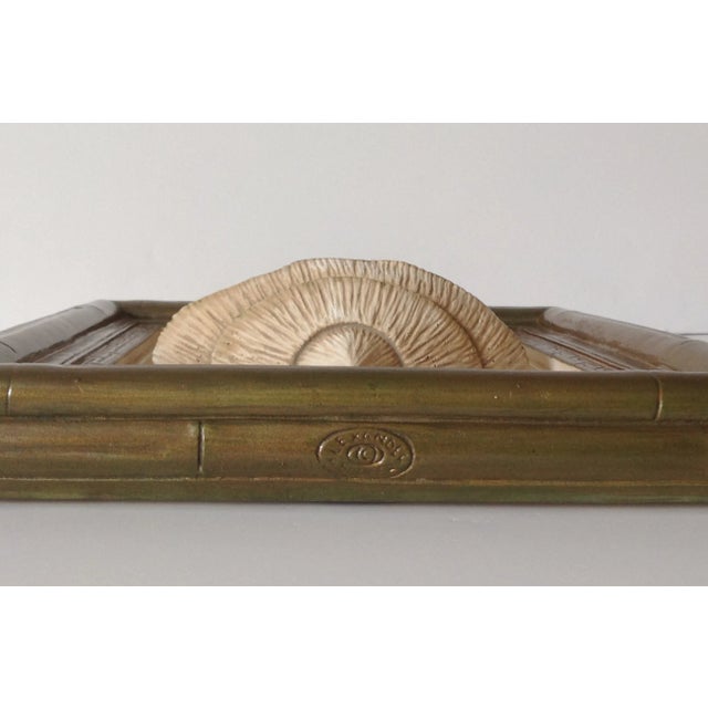 C.1950's Vintage Plaster Asian-Style 3-D Relief Wall Art by Alexander Production Co. - a Pair For Sale - Image 9 of 11