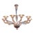Modern Lavender Murano Glass 10 Arm Chandelier. For Sale