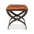 Modern Pair of Modern Curule Stools For Sale - Image 3 of 12