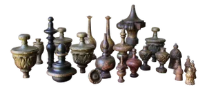 Architectural 18th Century Baroque Finials - Set of 23