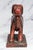 Hand Carved Asian Folk Art Wood Animal Sculpture Statue Distressed Painted Patina Home Decor For Sale - Image 4 of 11