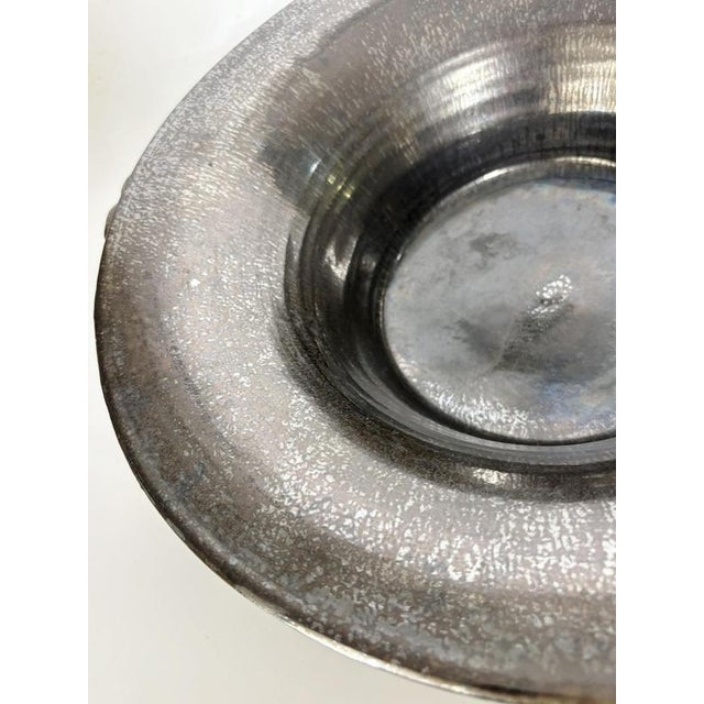 Iridescent Ceramic Fruit Basket, France, 1970s For Sale - Image 6 of 12