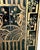 Wood Art Deco 4-Panel Black Lacquer & Gilt Screen, Attributed to Paul Fehér, 20th C. For Sale - Image 7 of 14