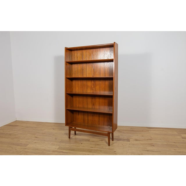 Mid-Century Modern Teak Bookcase by J. Sorth for Bornholm Møbelfabrik, Denmark, 1960s For Sale - Image 11 of 11
