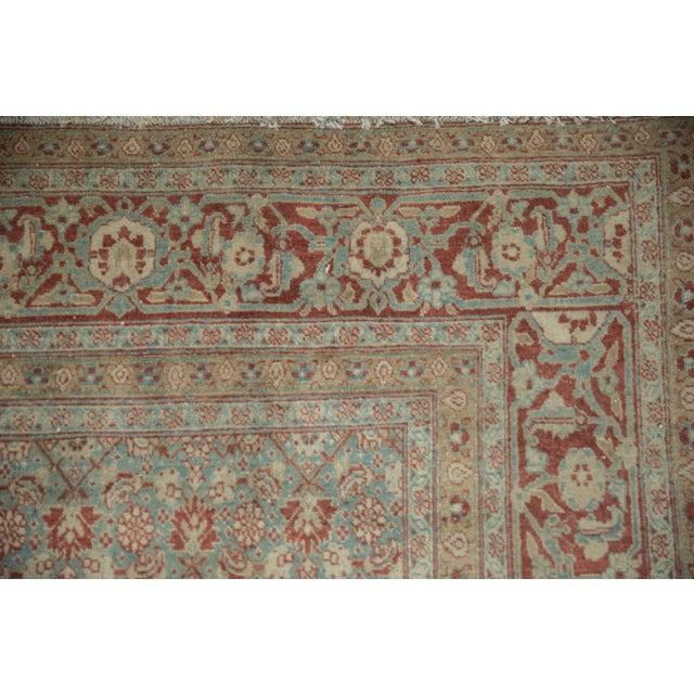 1930s Vintage Distressed Tabriz Carpet - 6'2" X 9'11" For Sale - Image 5 of 11