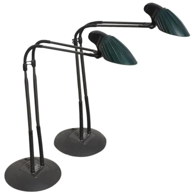 Tango Desk or Table Lamps by Stephan Copeland for Arteluce, 1980s, Set of 2 For Sale - Image 10 of 10