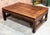 Vintage 1930's Ming Style Burma Padauk Wood Coffee Table With Chinese Scrollwork For Sale - Image 10 of 12