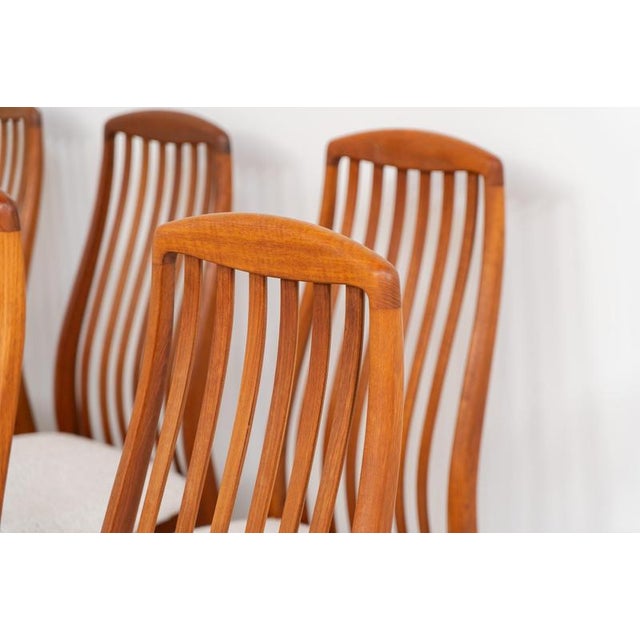 1950s Dining Chairs from Schou Andersen, Denmark, 1950s, Set of 10 For Sale - Image 5 of 12