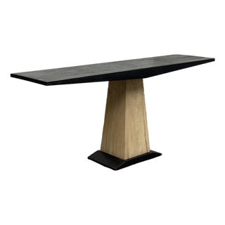 Bobo Intriguing Objects Natural Wood Console Table For Sale