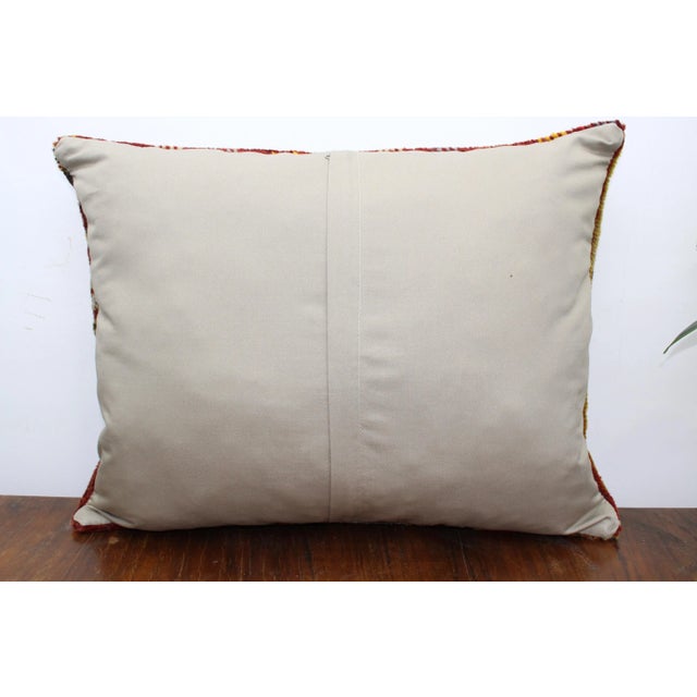 Turkish Kilim Decorative Pillow Cover - 17.5"x22" For Sale - Image 11 of 12