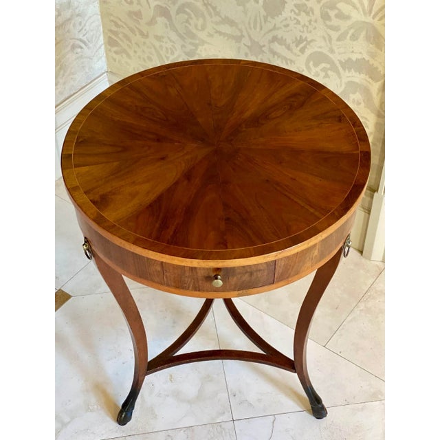 Tuscan Directoire Walnut Tripod Table From Lucca Italy, Circa 1810 For Sale - Image 3 of 8