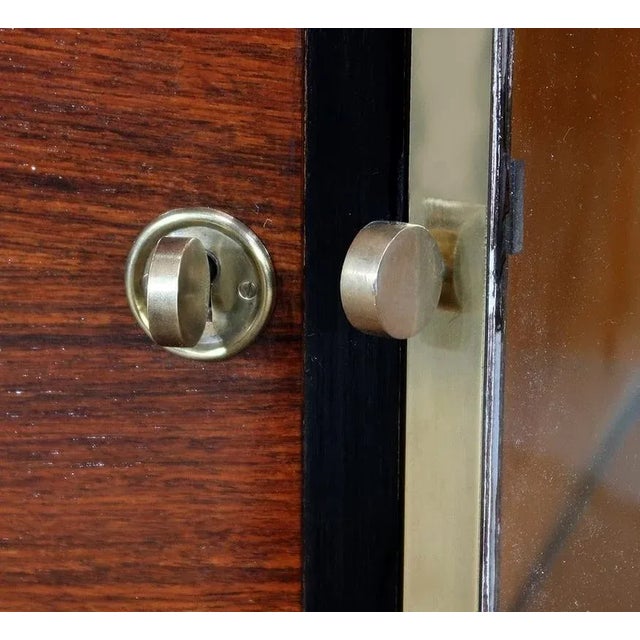 Art Deco Wood and Brass Buffet, 1930s For Sale - Image 12 of 18