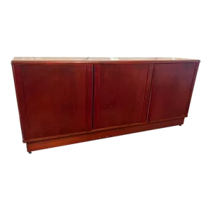 Late 20th Century Mid Century Modern Rosewood Credenza Sideboard